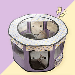 Large Dog House & Foldable Pet Bed Tent – Cozy Basket for Cats & Dogs, Perfect for Delivery