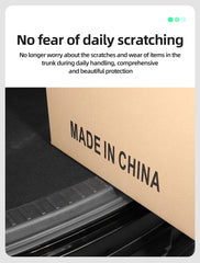 Trunk Protector Guard for Tesla Model Y – Anti-Scratch Rear Cargo Threshold Sill Cover & Bumper TPE Organizer Pad