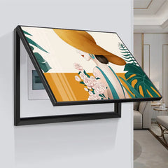 ravel Shark Creative Art Poster – 45x35CM Fashion Home Decor & Electric Meter Box Cover