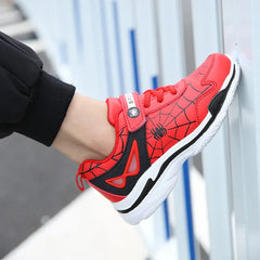 Luxury Boys' Fashion Sneakers – PU Leather Kids’ Casual Sports & Tennis Shoes