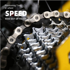 Foldable Mountain Bike for Men & Teens – Dual Shock Absorption, 21-Speed, Road & Off-Road Bicycle for Students & Adults