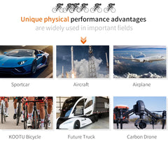 KOOTU Full Carbon Fiber Road Bike – Ultra-Light Pure Oil Disc Brake Bicycle with SHIMANO R7120 24-Speed Components | Performance Cycling for Adults