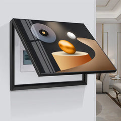 ravel Shark Creative Art Poster – 45x35CM Fashion Home Decor & Electric Meter Box Cover