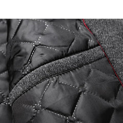 2024 Autumn and Winter Boutique Woolen Black Gray Classic Solid Color Thick Warm Men's Extra Long Wool Trench Coat Male Jacket