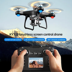 Xiaomi KY102 MAX Professional Drone – 10KM Range, Dual HD Camera, Obstacle Avoidance, Screen Control, Brushless Motor RC Quadcopter
