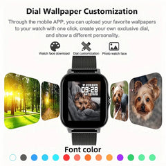 Smart Watch For Men Women Gift For Xiaomi Full Touch Screen Sport Fitness Watches BT Call Digital Smartwatch Wristwatch 2024 New