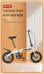 Grylls Fashion 12/14 Inch Folding Bike – Portable Lightweight Bicycle for Adults & Students | Compact Commuter Bike for Kids & Teens