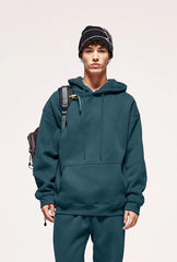 INFLATION 350gsm Thick Velvet Tracksuit – Unisex Solid Color Jogging Suit | 2023 Trendy Matching Fleece Sweatpants & Hoodie Set