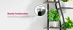 62" Tall 7-Tier Metal Plant Stand with Grow Light - Curved Corner Shelf for Indoor Plants & Flowers