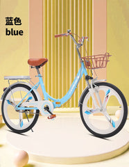 Folding Mountain Bike for Boys & Girls – Variable Speed Bicycle for Primary & Secondary School Students | 18", 20", 24" Sizes