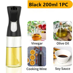 3PCS Oil Sprayer Bottles (200/300ml) | Kitchen Cooking Oil Dispenser & Vinegar Sauce Sprayer for BBQ, Fitness & Fat Loss