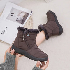 Boots Women Watarproof Ankle Boots For Winter Shoes Women Keep Warm Snow Botines Female