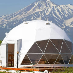 Luxury Geodesic Dome Tent – Transparent Spherical Glamping Tent for Outdoor Resort & Starry Sky Camping