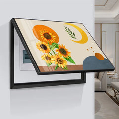 ravel Shark Creative Art Poster – 45x35CM Fashion Home Decor & Electric Meter Box Cover