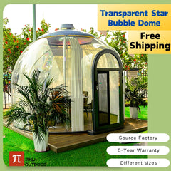 Transparent PC Geodesic Dome Tent – Clear Round Igloo House for Catering, Events, Hotel Resorts & Luxury Celebrations