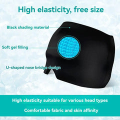 Cold Compress Head Cover & Gel Eye Mask – Soothing Odorless Gel Cap for Multi-Purpose Migraine Relief