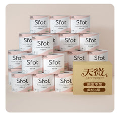 8 Rolls Household Paper Towels – Thickened 5-Layer Core Roll Toilet Paper for Home & Bathroom Use