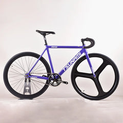 Tsunami SNM100 Fixie Fixed Gear Bike – 700C Single Speed Racing Bicycle | Lightweight Aluminum Alloy Frame | Customizable Track Cycling(Not available for US)