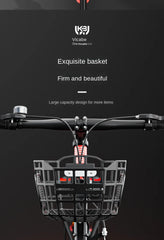 SKIG Folding Mountain Bike for Boys & Girls - 7-15 Years Old, Variable Speed, Lightweight & Durable Folding Bicycle for Kids, Teens, Camping, and Home Use