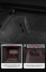 YZ USB HUB Adapter & Quick Charger for Tesla Model 3 (2021) & Model Y (2023) – Glove Box Flocking Car Accessories