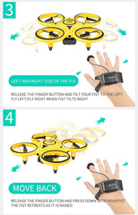 XIAOMI RC Intelligent Gesture Induction Drone Watch Quadcopter Fall Resistant Suspension Remote Control Small Aircraft Toy