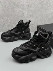 Brand Designer Men's Shoes Fashion High Top Platform Sneaker Street Trend Casual Shoes for Men Height Increasing Shoes Tenis2024