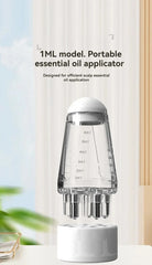 Scalp Applicator & Hair Regrowth Comb | Hexagon Head Oil Roller & Massage Tool for Relaxation & Styling