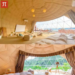 Luxury Geodesic Dome Tent – Outdoor Glamping Villa for Camping, Resort, Hotel & Forest Accommodation