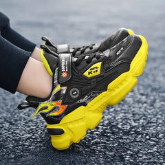 Boys' Fashion Sneakers – Thick-Soled, Warm & Comfortable Anti-Slip Outdoor Sports Shoes for Kids