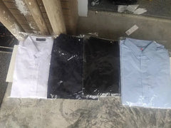 Mens Elastic White Dress Shirts Slim Fit Long Sleeve Button Down Formal Business Shirt Men Easy Care Non-Iron Chemise Homme 4XL