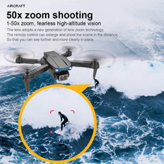 E99 Pro Drone Quadcopter with 6K HD Camera – Remote Control UAV with Altitude Hold, Foldable Design, and 4-Axis Stability for Aerial Photography