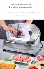 Multifunctional Electric Slicer – Lamb, Beef, Vegetable, Bread, and Sausage Slicing Machine