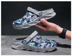 Men’s EVA Platform Sandals – Flat Summer Slippers, Outdoor Garden Clogs, Flip-Flops & Casual Home Shoes