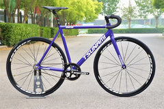 Tsunami SNM100 Fixie Fixed Gear Bike – 700C Single Speed Racing Bicycle | Lightweight Aluminum Alloy Frame | Customizable Track Cycling(Not available for US)