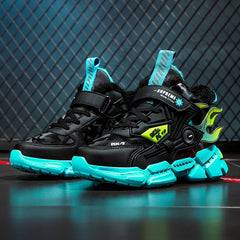 Boys' Fashion Sneakers – Thick-Soled, Warm & Comfortable Anti-Slip Outdoor Sports Shoes for Kids