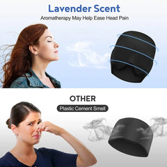 360° Gel Migraine Ice Head Wrap – Hot & Cold Therapy Headache Relief Hat for Migraine, Sinus, and Stress