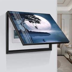 ravel Shark Creative Art Poster – 45x35CM Fashion Home Decor & Electric Meter Box Cover