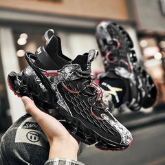 2023 Lexsan Men Running Shoes Sneakers Male Tenis Luxury Designer Mesh Breathable Casual Fashion Blade Cushioning for Men