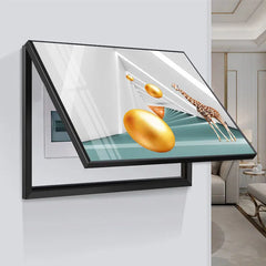 ravel Shark Creative Art Poster – 45x35CM Fashion Home Decor & Electric Meter Box Cover