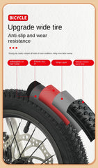 Grylls Fashion 12/14 Inch Folding Bike – Portable Lightweight Bicycle for Adults & Students | Compact Commuter Bike for Kids & Teens