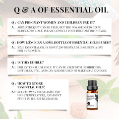 EVOKE OCCU100ML Essential Oils, Lavender Vanilla Eucalyptus Jasmine Rose Mint Oil for Diffuser, Humidifier, Scented Candles