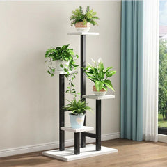 Multi-Tier Metal Plant Stand - Indoor Flower Pot Holder & Garden Display Rack
