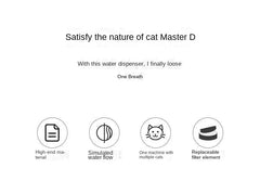 Automatic Cat Water Fountain – USB Electric Silent Pet Drinking Dispenser with Filtered Water Bowl