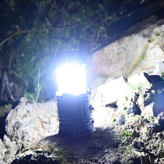 Solar Multifunctional Camping Lamp | Handheld LED Tent Light & Waterproof Emergency Flashlight