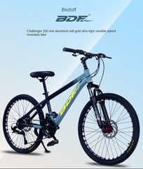 Grylls Aluminum Alloy Mountain Bike – Cross-Country, Variable Speed, Outdoor Sports Bicycle for Men & Students