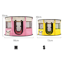 Large Dog House & Foldable Pet Bed Tent – Cozy Basket for Cats & Dogs, Perfect for Delivery