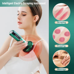 Electric Cupping Massager – Vacuum Suction & GuaSha with Infrared Heat for Anti-Cellulite & Body Slimming