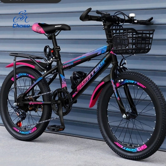 Chase New 20-Inch Variable Speed Mountain Bike – For Children Ages 8–12 | Boys & Girls Primary School Bicycle