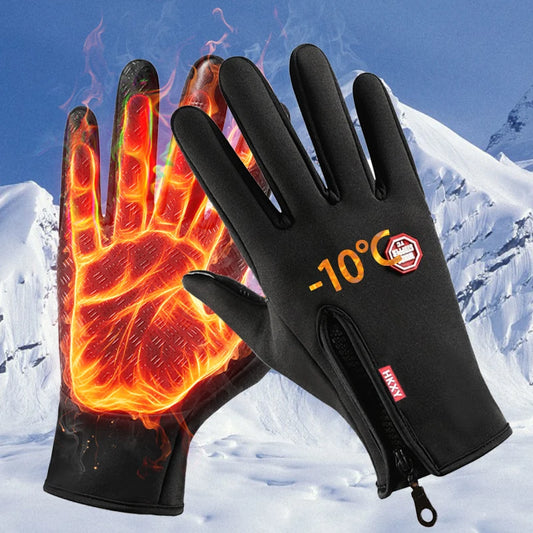Winter Warm Gloves for Men & Women – Waterproof, Touchscreen-Friendly Gloves for Cycling & Skiing