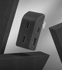 YZ USB HUB Adapter & Quick Charger for Tesla Model 3 (2021) & Model Y (2023) – Glove Box Flocking Car Accessories